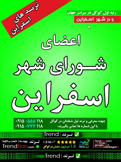 اعضای شورای شهر اسفراین