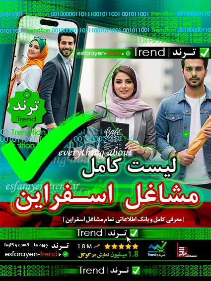 لیست مشاغل اسفراین